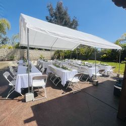 Canopy/tablets/chairs