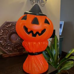 Vintage Halloween Tabletop Blow Mold Empire JOL Corn stock