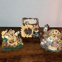 3 Sunflower BOYDS BEARS