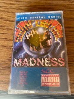 Madness South Central Cartel Cassette Tape Classic West Coast Gangsta Rap