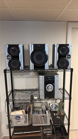 Sony Mini Hi-Fi Stereo System with Speakers