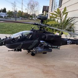 Apache helicopter model 1/48 scale
