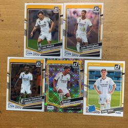 2024 DONRUSS FIFA REAL MADRID LOT OF 9 CARDS 