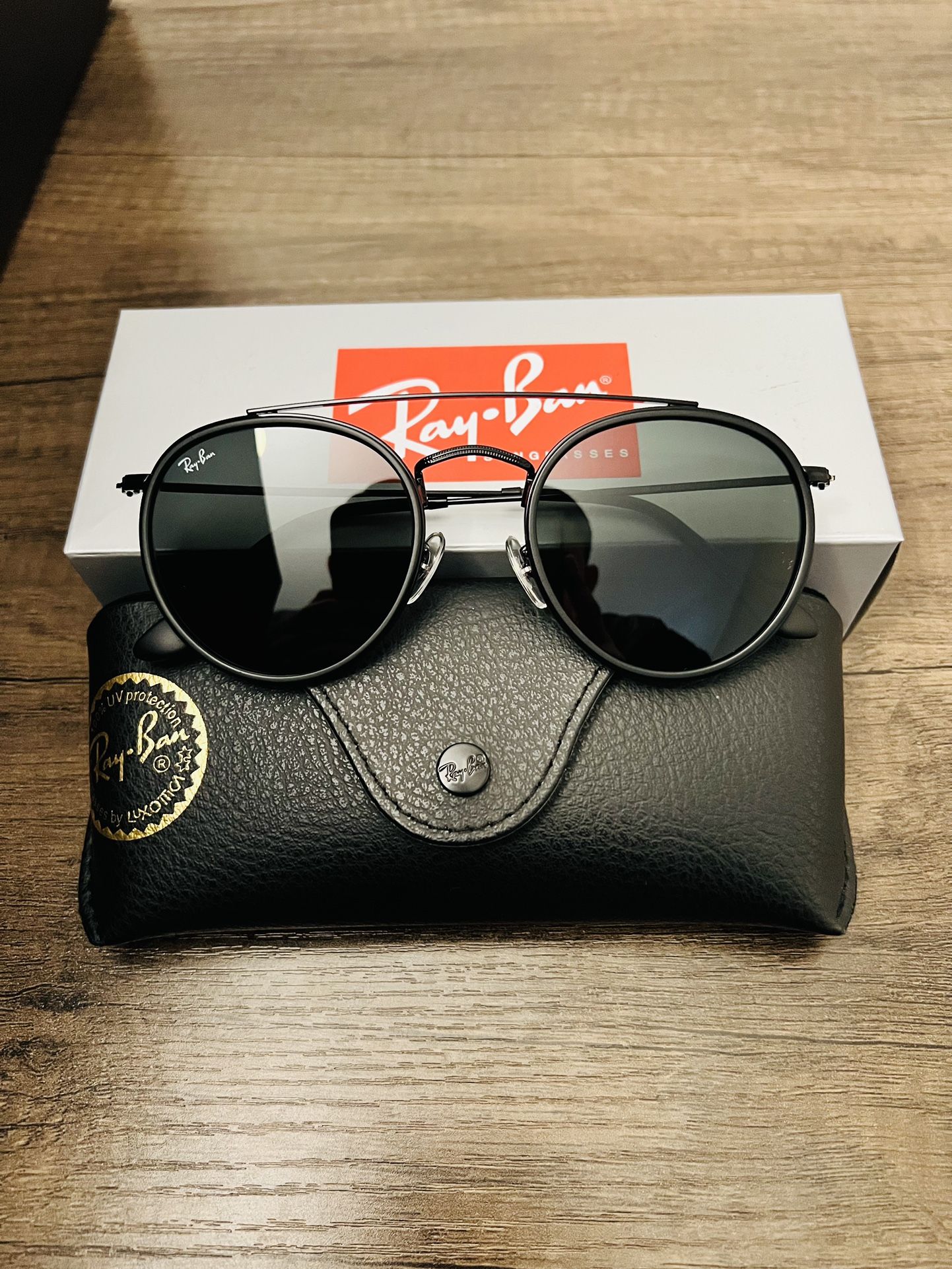 Blaze Double Bridge NEW RayBan Sunglasses with original Ray Ban