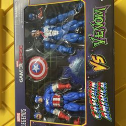 Marvel Legends Gamerverse Captain America vs. Venom Action Figure Two-Pack