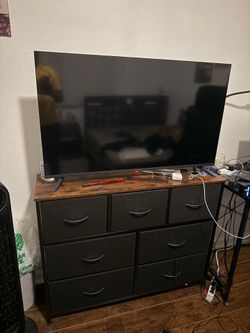 Insignia 43 inch 4k Amazon fire tv  with tv cabinet