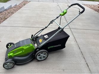Greenworks Electric Lawnmower