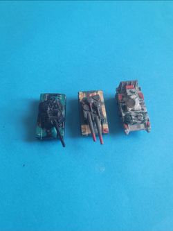 Micro Machines / Kenner, Mega Force Battle Tanks KPT89, Metal / Diecast Lot - 3