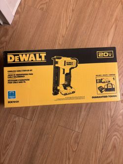 DEWALT 20V MAX Lithium Ion Cordless Cable Stapler Kit With 2AH Battery+Charger