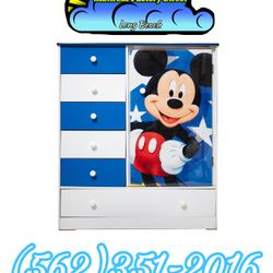 Mickey Mouse Closet Wardrobe Dresser New Ropero Armoire 