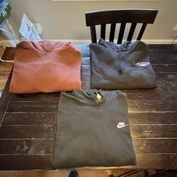(3) Men’s XL Brand Name Hoodies