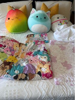 Twin size Squishmallow bedding