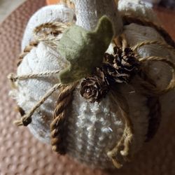 Fabric Pumpkin  Decor