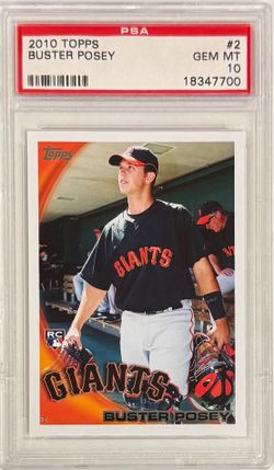 2010 Topps Buster Posey #2 PSA 10 Rookie Card