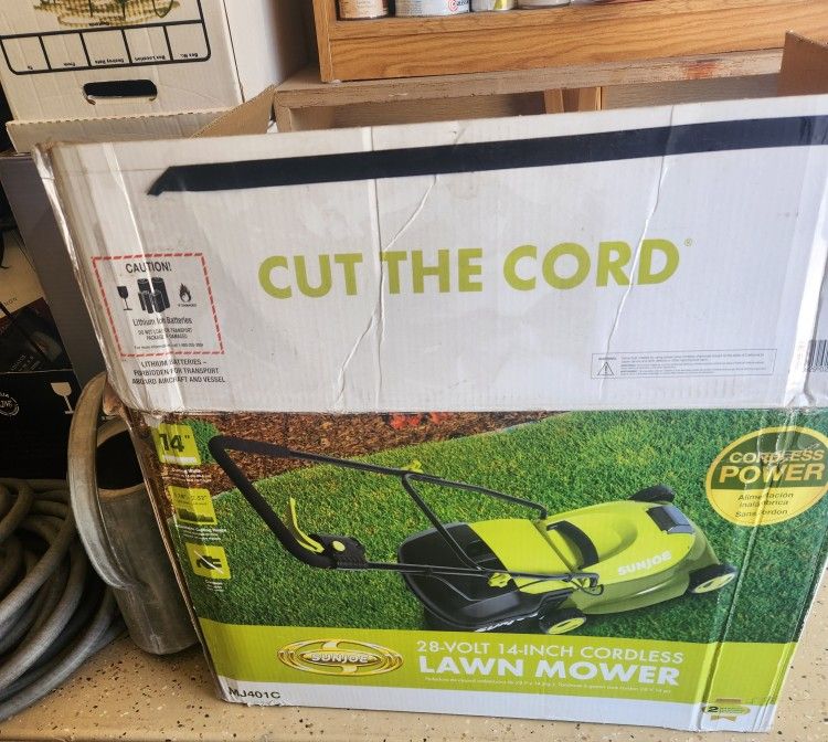 Sunjoe 14"lawn mower
