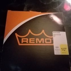 REMO 10" AMBASSADOR HAZY. SNARE
