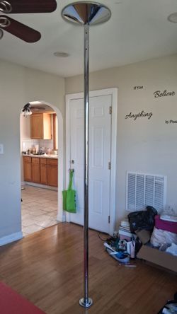 X-Pole XPERT Dance Pole – Chrome, Spin & Static, Complete Set with Cases