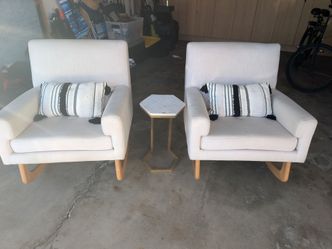 Accent Chairs With Side Table