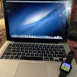 MacBook Pro and Apple Watch Combo 