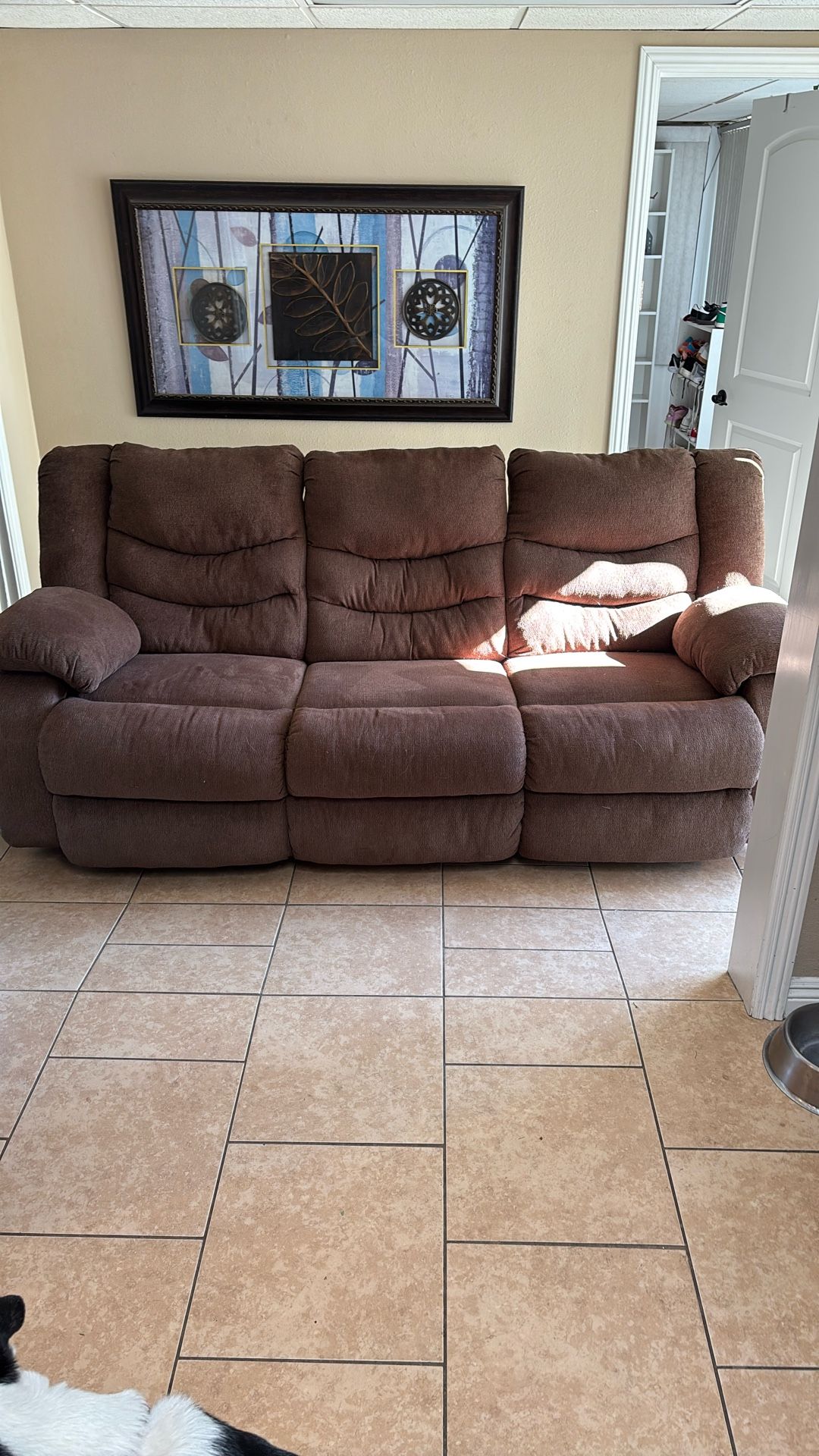 Manual Reclining Couch 