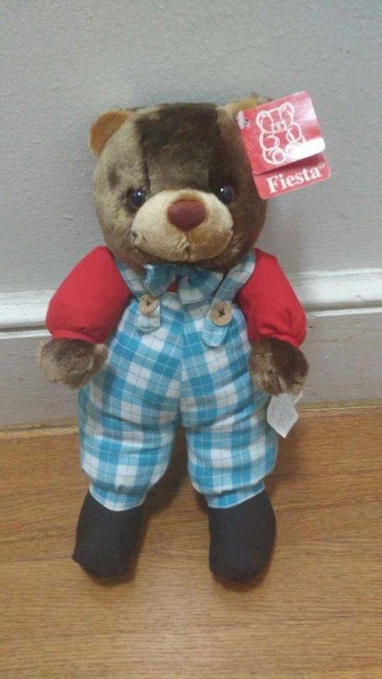 Fiesta Stuffed Teddy Bear Brand New