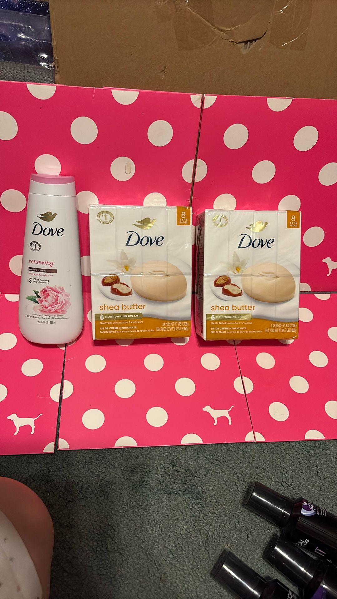 DOVE CARE BUNDLE.