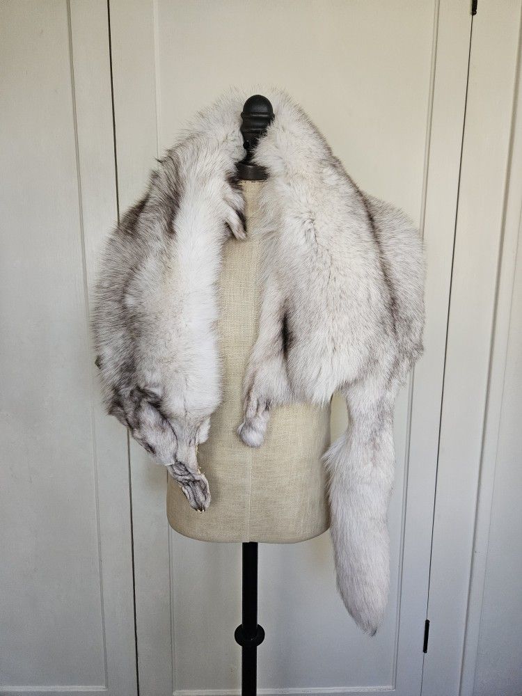 Real Blue Fox Fur Full Hide NO OFFERS