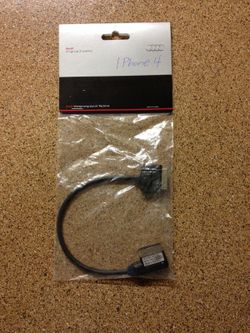Audi iPod iPhone cable