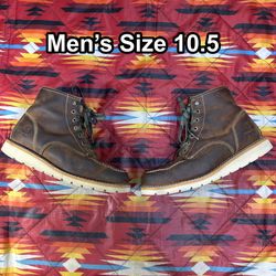 Carhartt CMW6096 Waterproof Wedge Work Boots Brown Leather Men’s Size 10.5