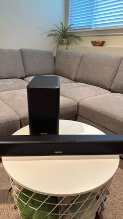 Denon Soundbar and Sub