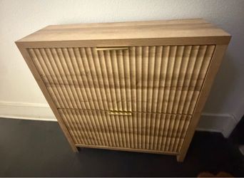 Wooden shoe cabinet