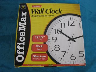 WALL CLOCK - BRAND NEW in Box / 12.5 Inch
