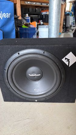 Rockford Fosgate Subwoofer in Enclosure Box