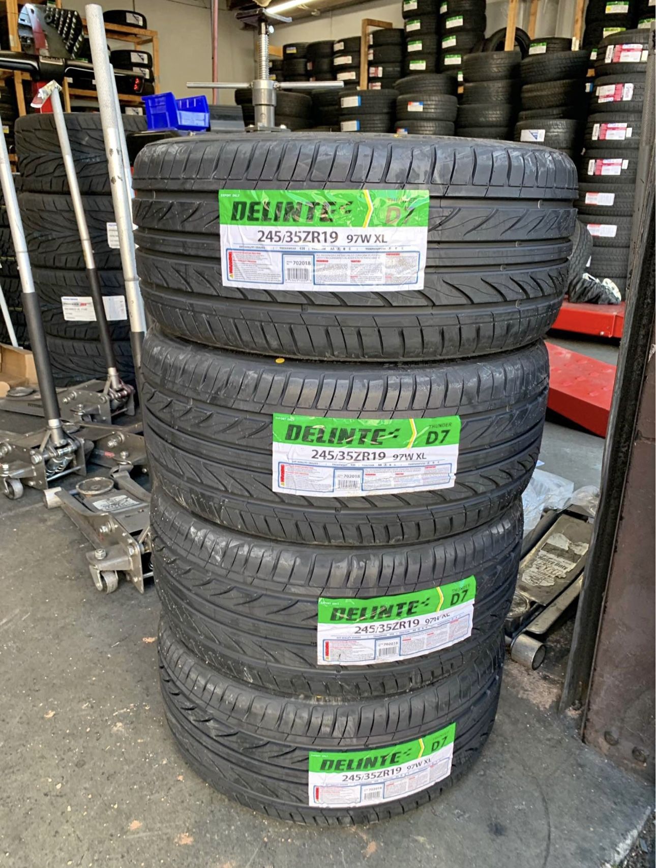 New Tire 245/35R19 Delinte D7 Set Of 4 Tires Free Mount & Balance 245/35/19 New Tires