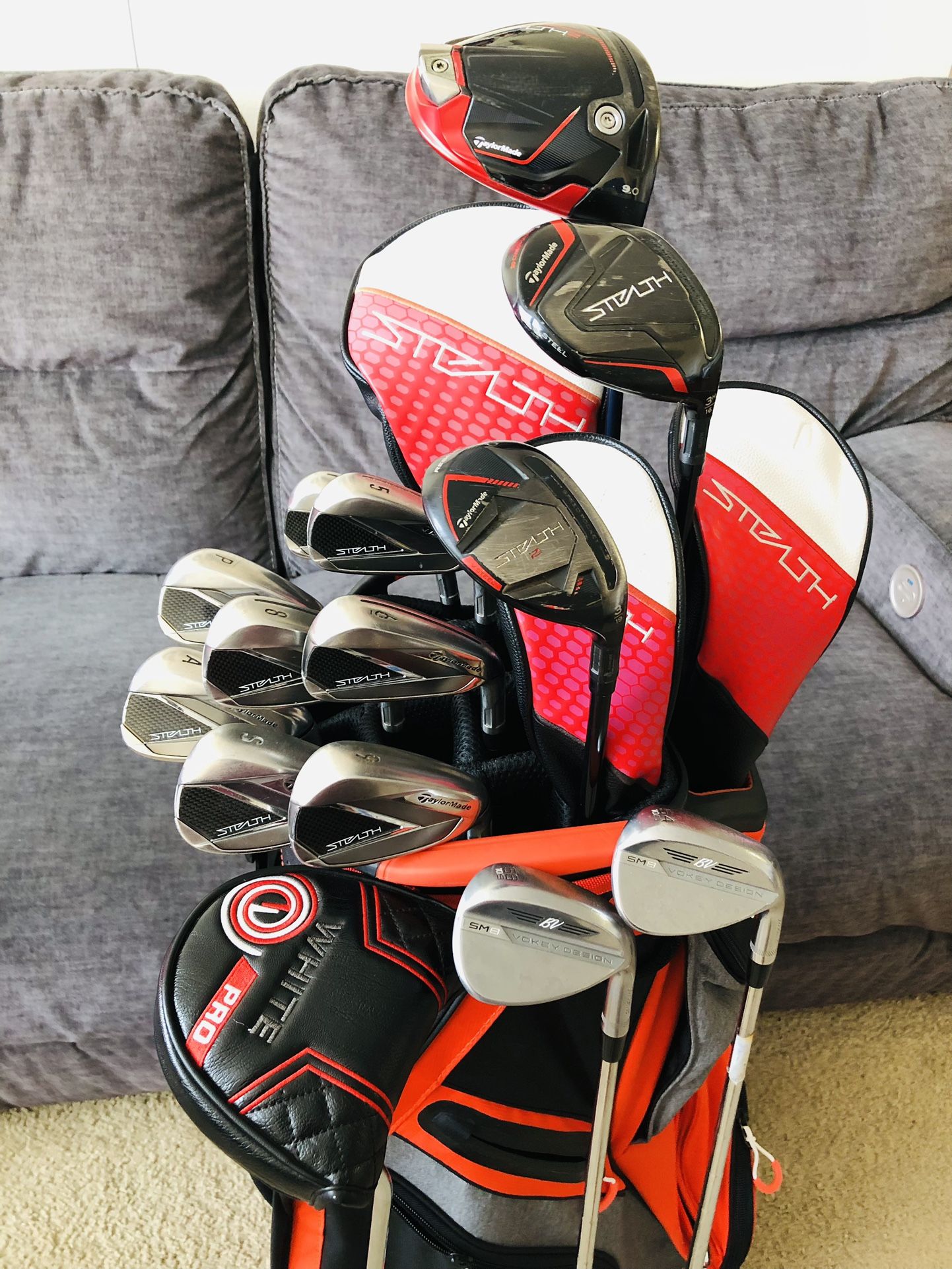 Taylormade Stealth Irons 4-PW, SW, AW with Taylormade Stealth 2 Driver