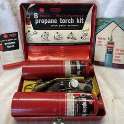 Classic Sears Craftsman 8 PIECE MULTI-PURPOSE propane torch kit