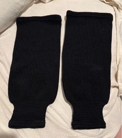 (2) BLACK  YOUTH BOYS THIGH/QUAD HOCKEY PAD HOLDERS