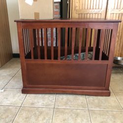 Wood Dog Crate
