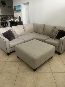 Gray Sectional Sofa