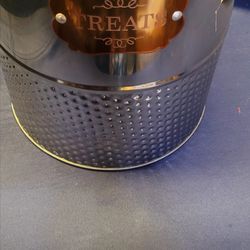Stainless Steel Dog Treat Canister