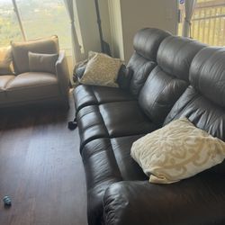 Leather Recliner From Jerome’s - Couch 