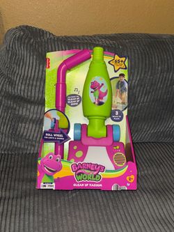 Barney's World Clean Up Vacuum Toy