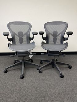 Brand New! Herman Miller Remastered Aerons Size A Fully Loaded