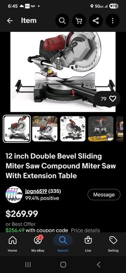 12 inch dual bevel Sliding Miter saw