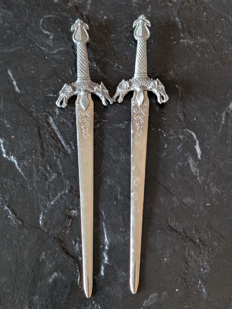 Dragon 7" Swords Letter Opener Set of 2