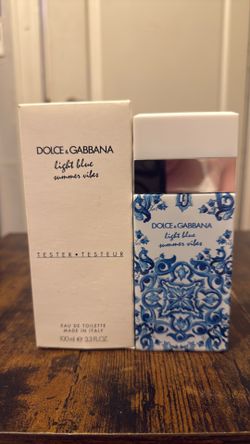 Dolce & Gabbana light blue summer vibes women’s brand new authentic 100 ml concentrated eau de toilette parfum spray boxed