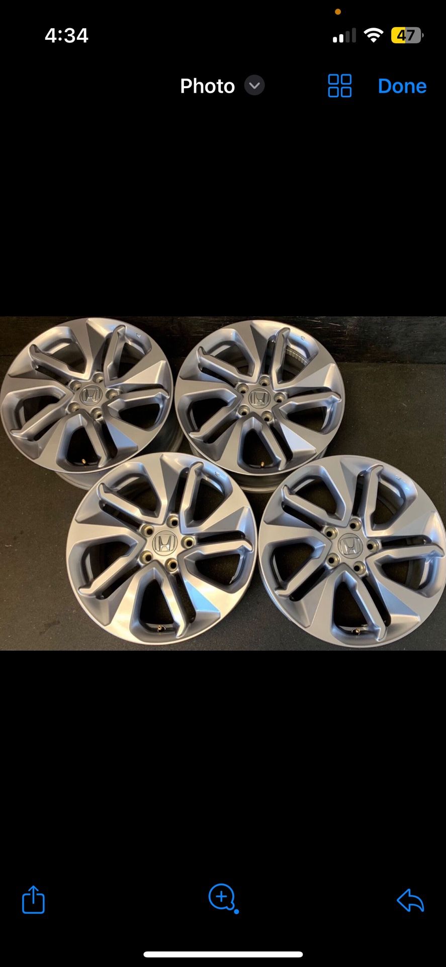 OEM New Honda Accord 17” Wheels