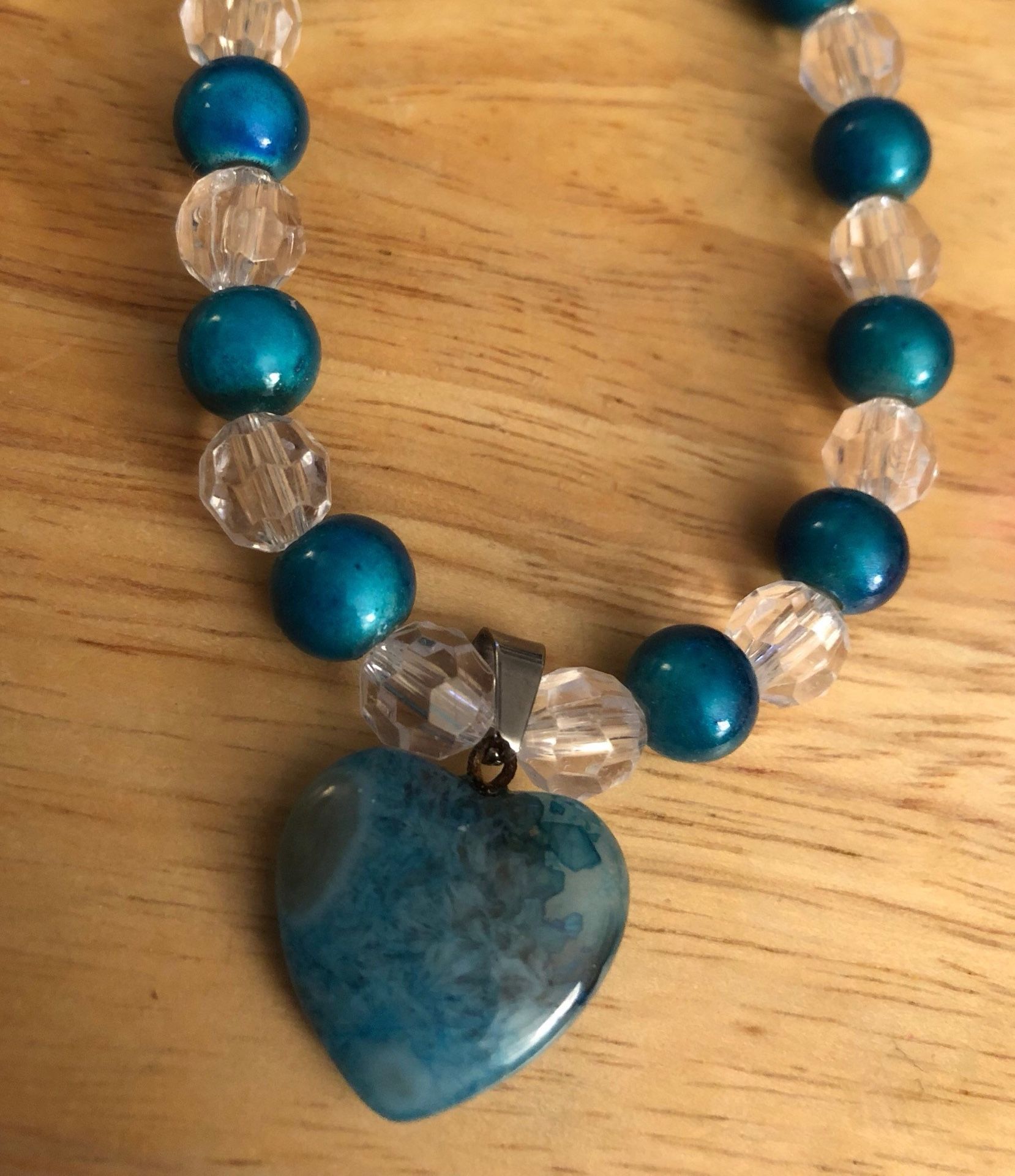 Heart charm bracelet