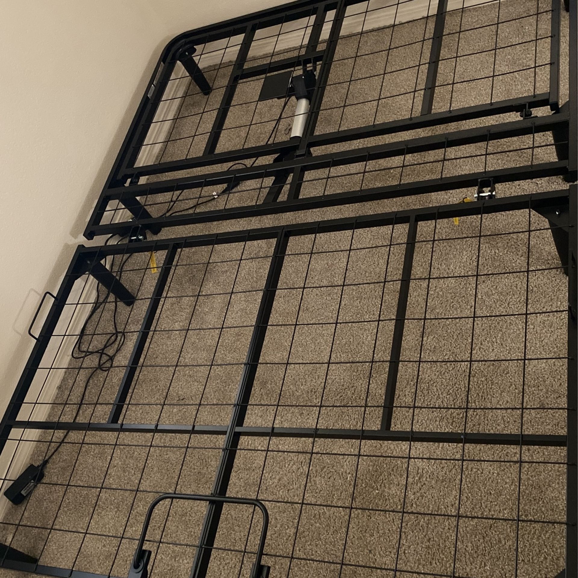 Adjustable Metal Bed Frame - Queen Size