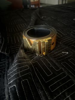 BROWN MCM BELT